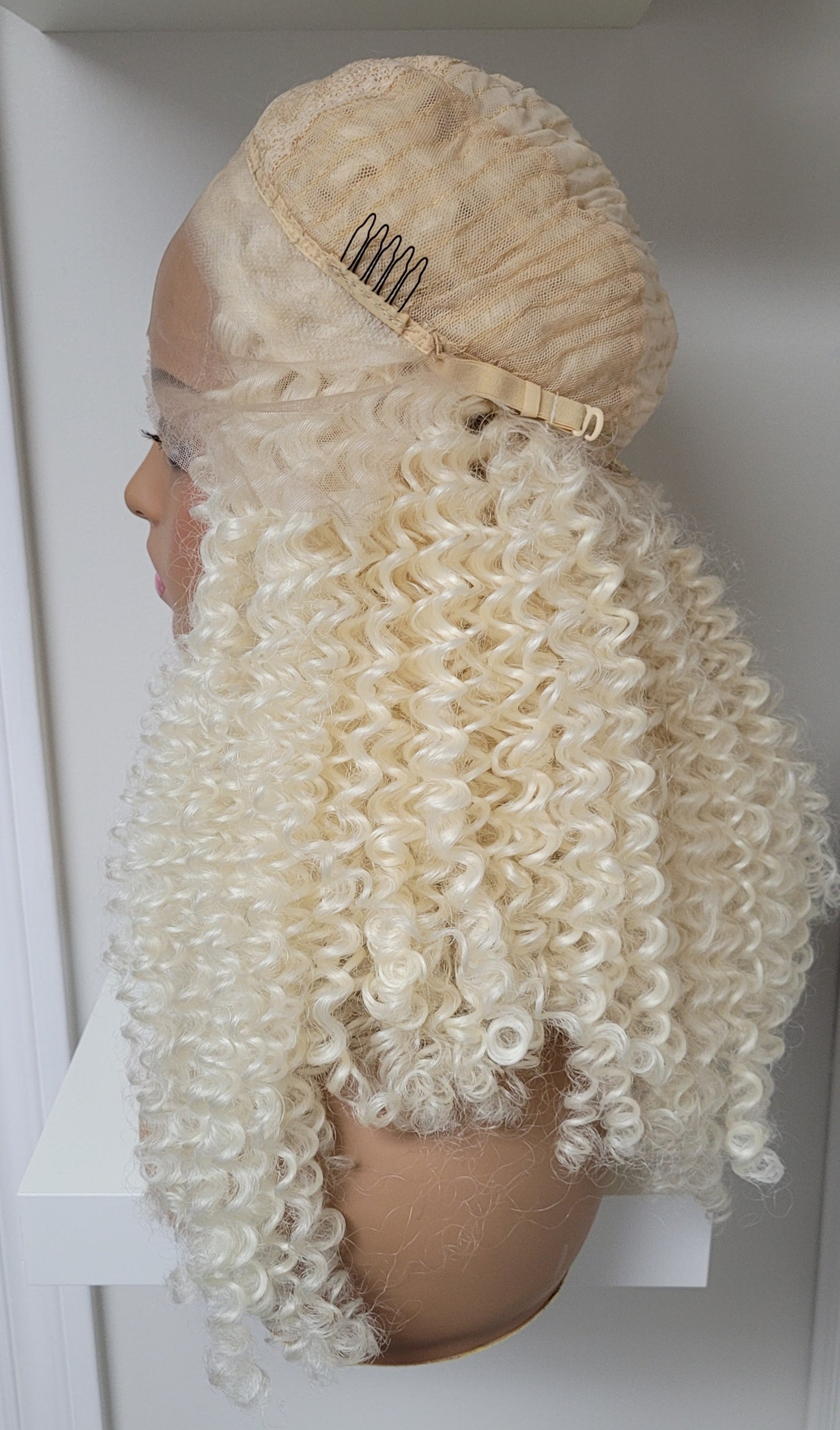 Sample Sale Synthetic Lace Front Wig 22" Kinky Curly