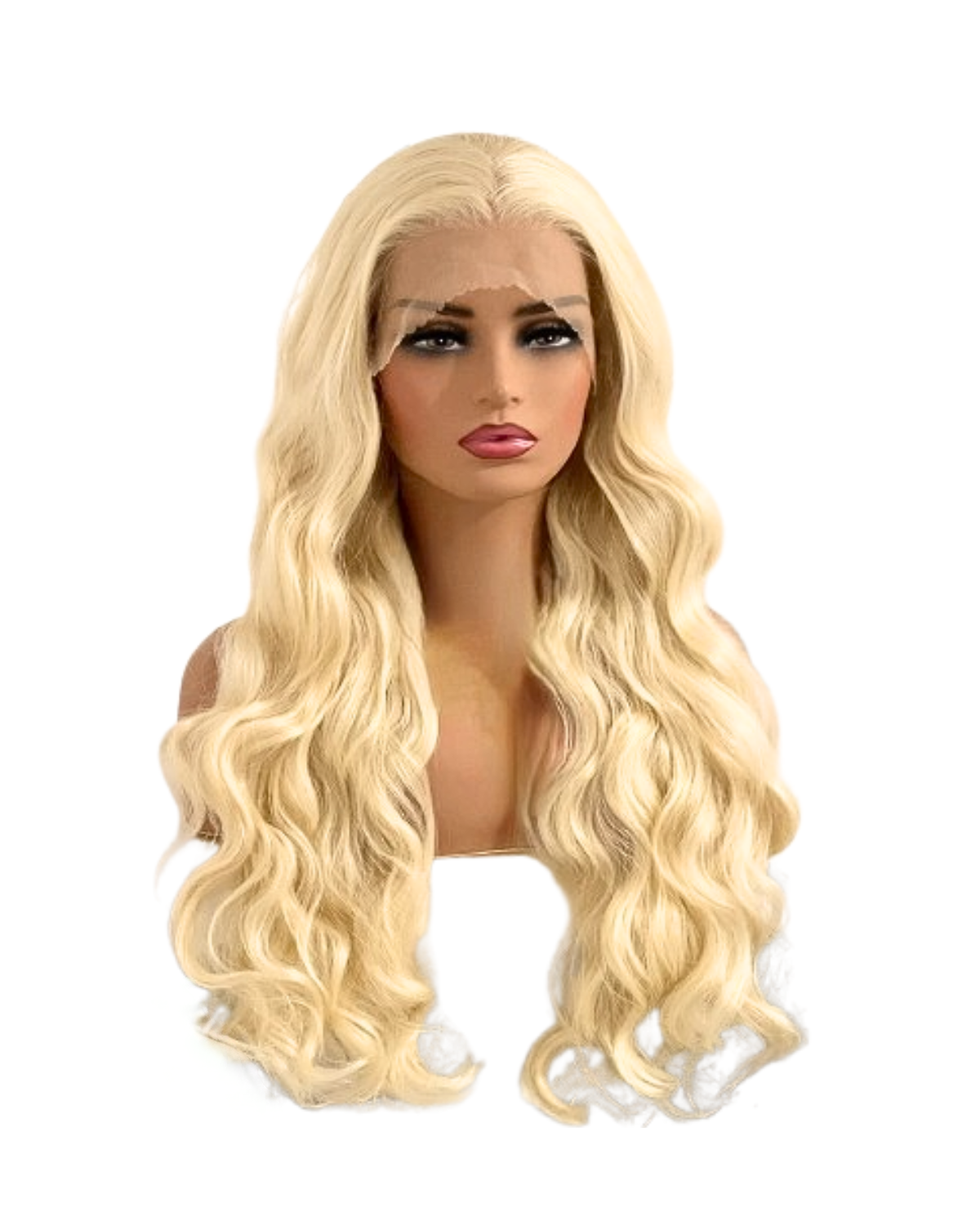 HD Glueless Lace Front Wig Blonde Wavy
