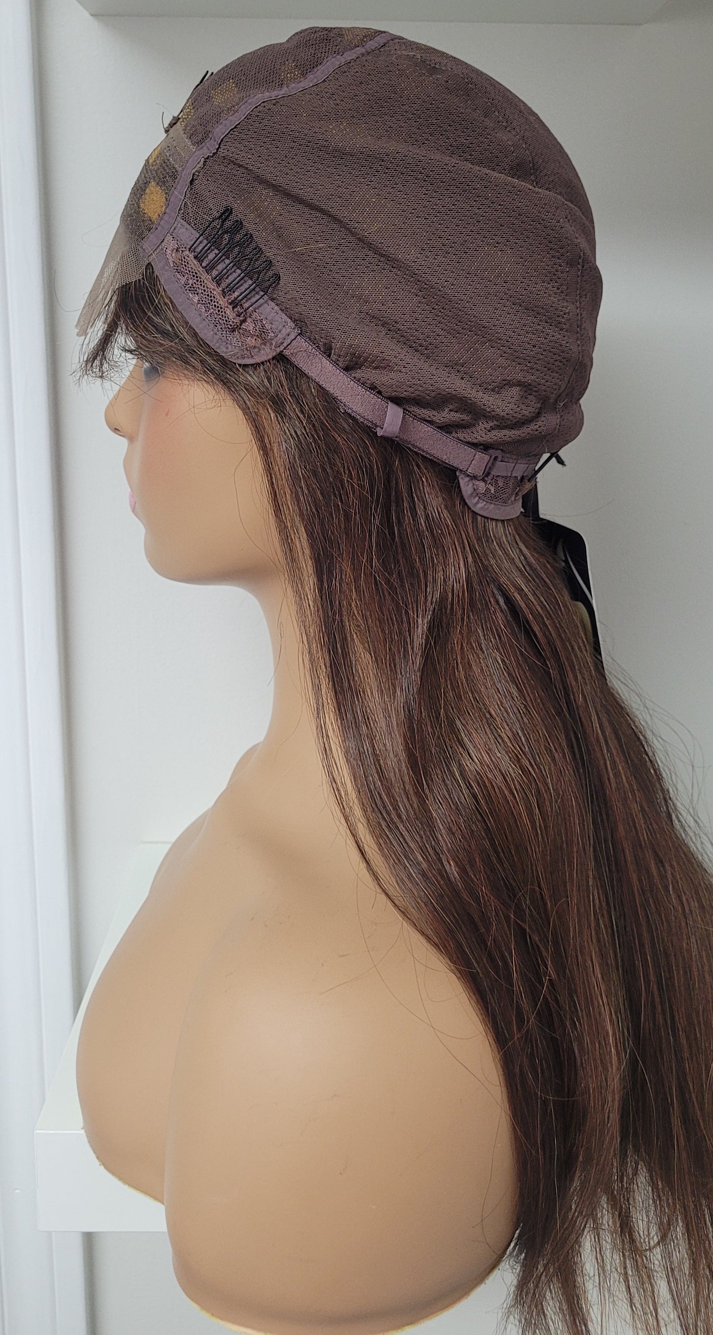 Sample Sale 18" Straight 4x4 Lace Closure Wig
