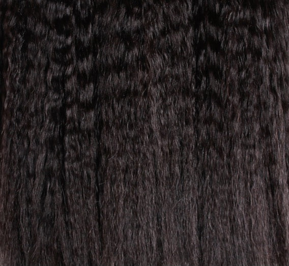 HD Glueless Lace Front Wig Blow Out Kinky Straight