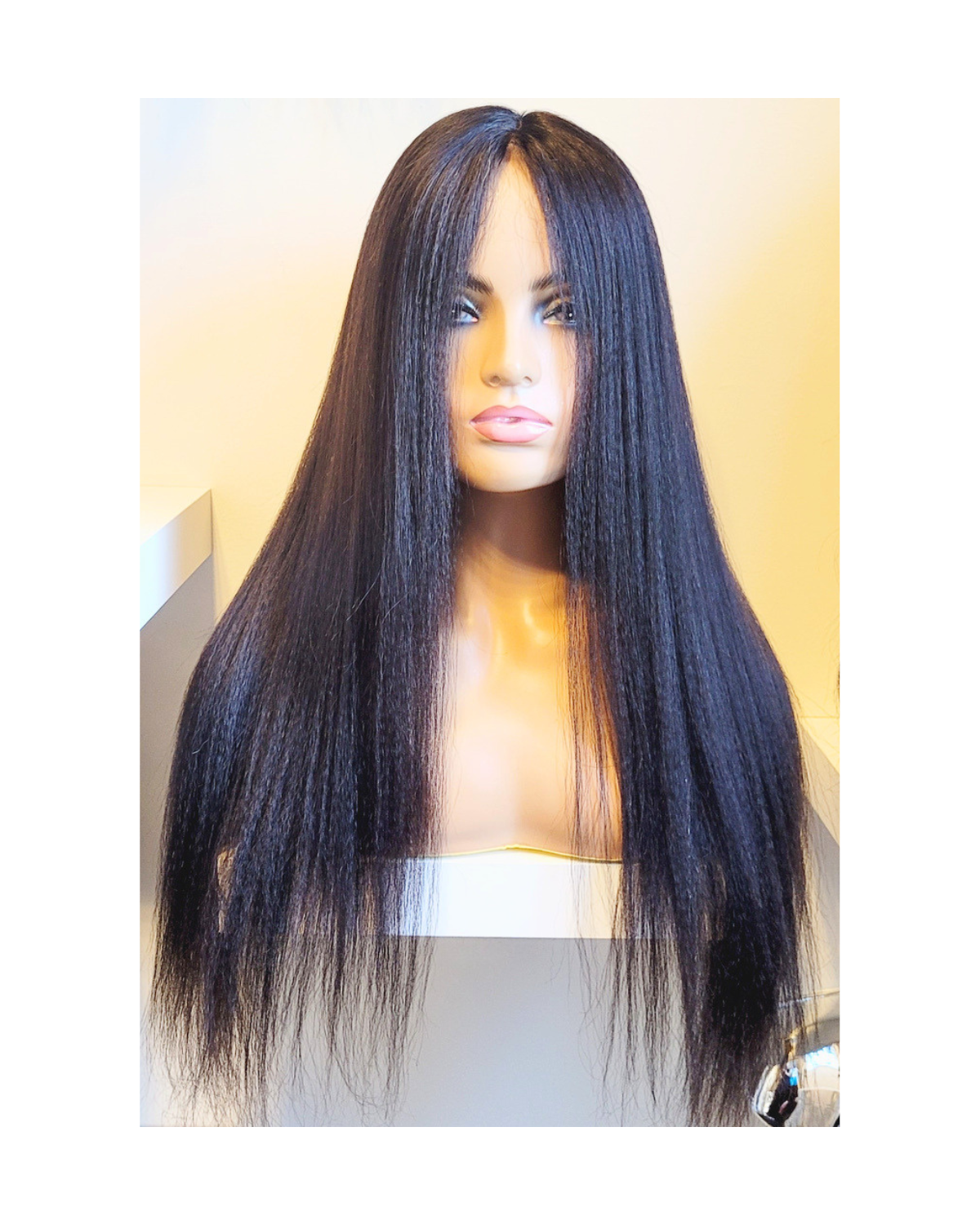 Rhonda 20" Virgin Glueless Lace Front Wig with adjustable straps 《Refurbished》