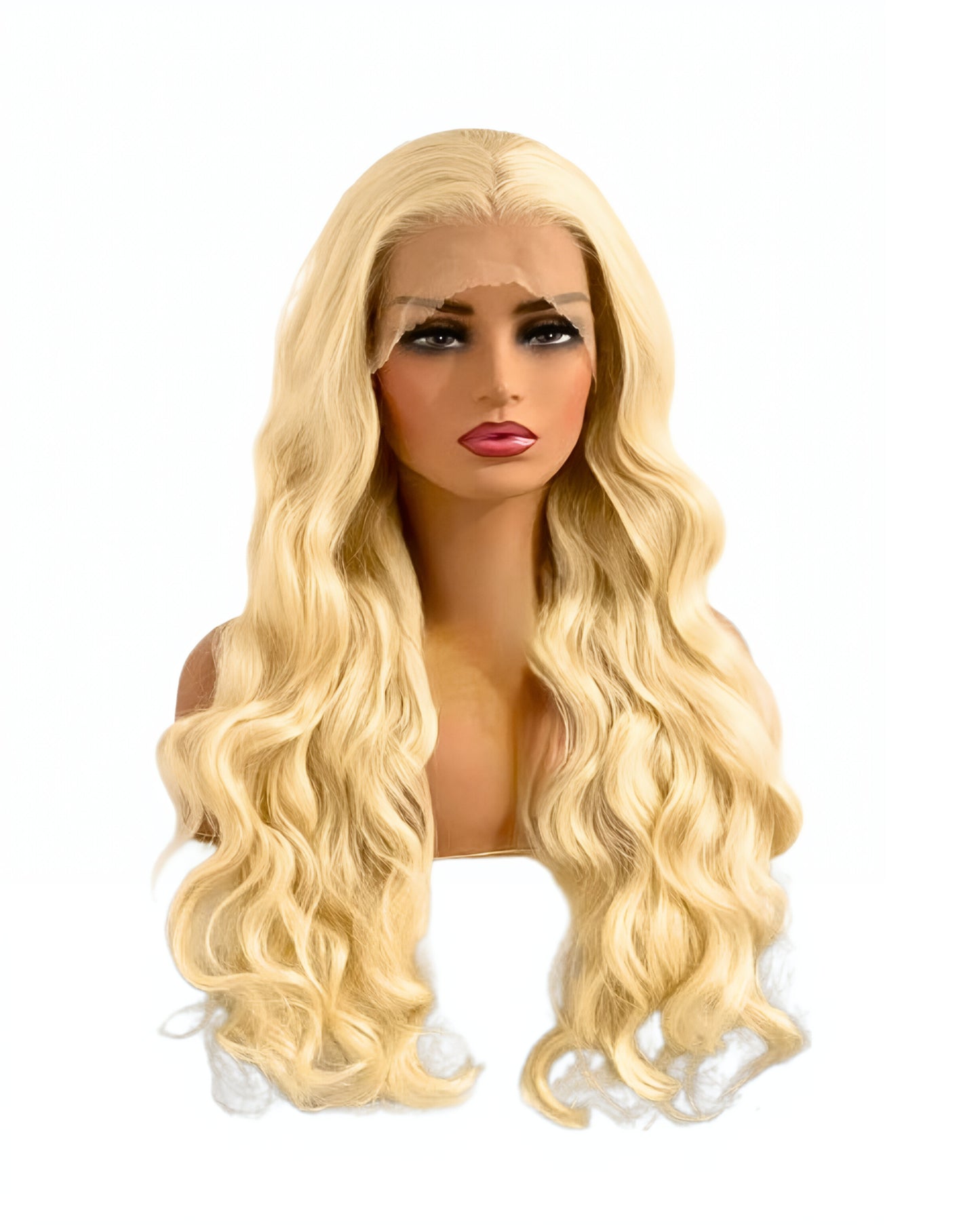 HD Glueless Lace Front Wig Blonde Wavy