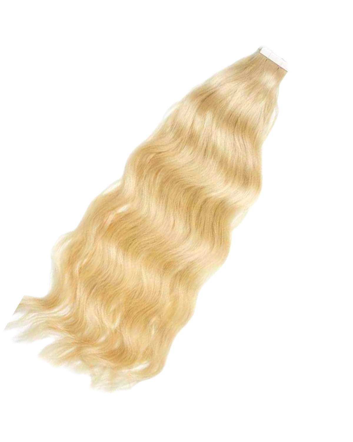 Raw Wavy Blonde Tape In Hair Extensions