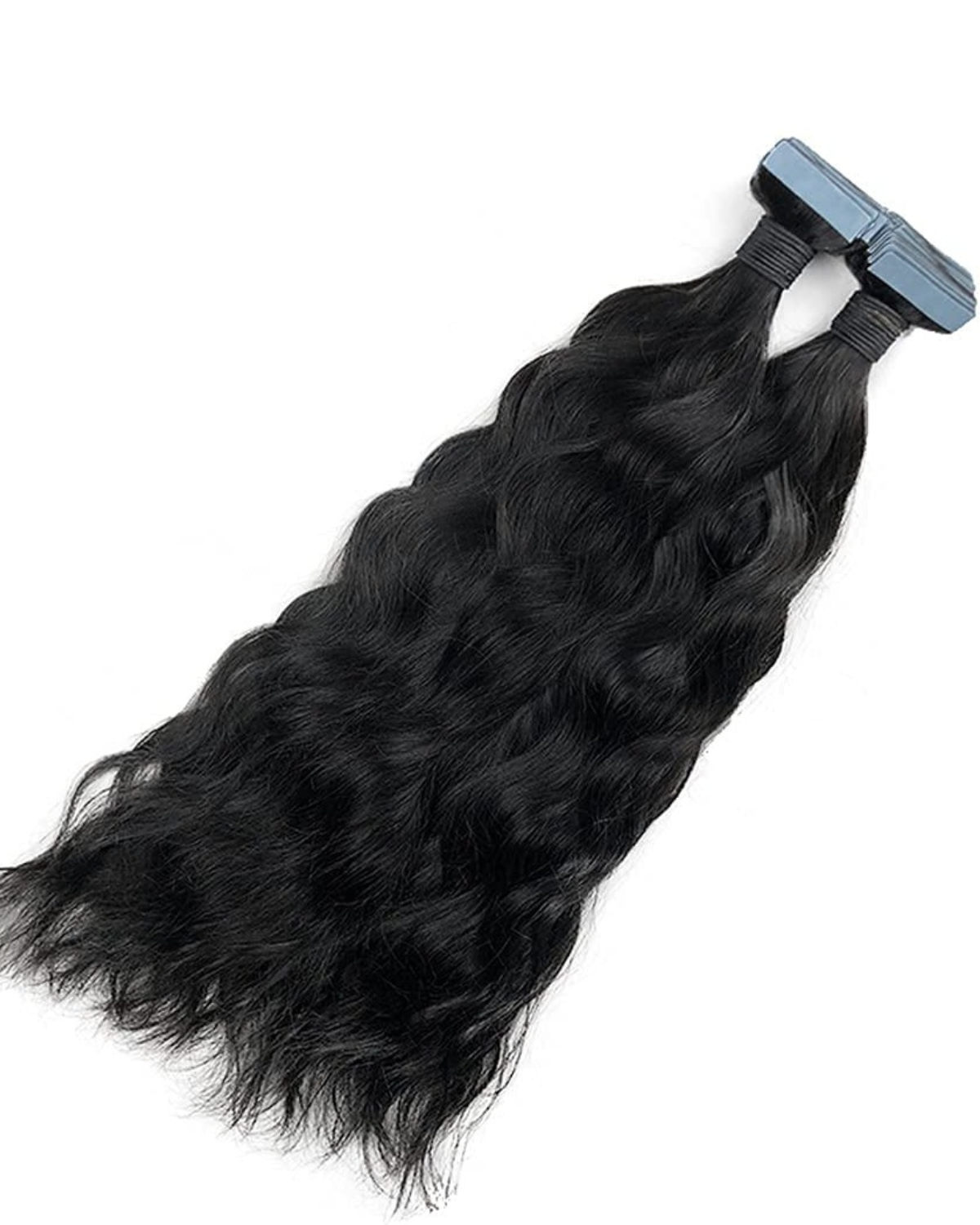 Raw Unprocessed Wavy Tape In Hair Extensions