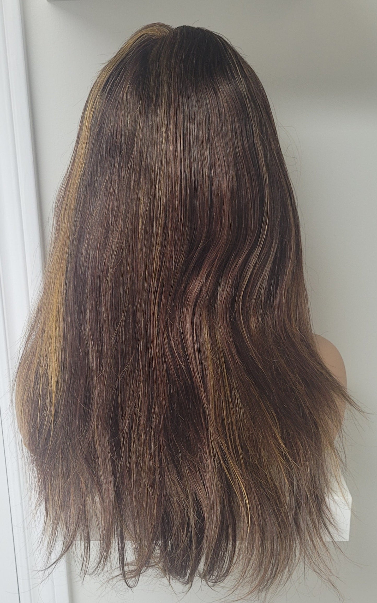 Sample Sale 18" Straight 4x4 Lace Closure Wig