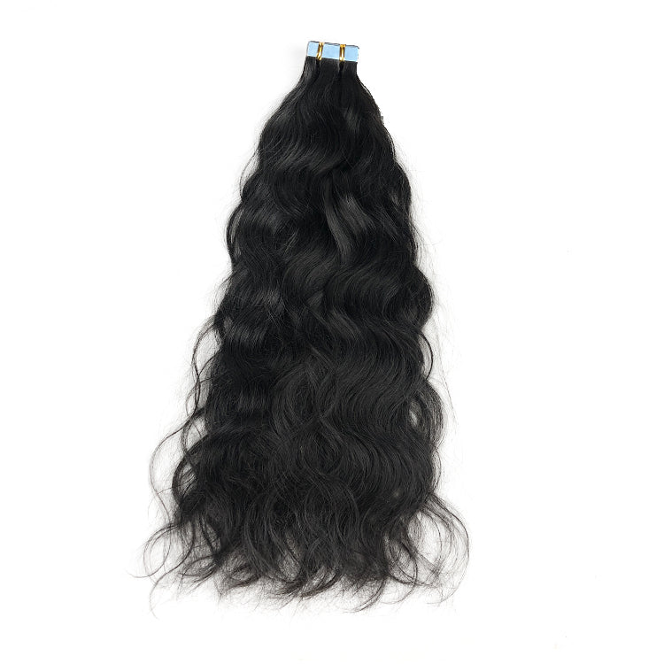 Raw Unprocessed Wavy Tape In Hair Extensions