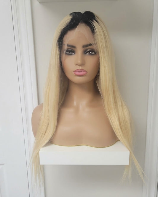 Rose 20" Virgin Ombre Full Lace Wig