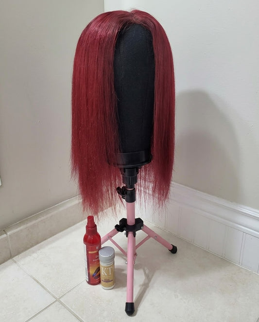 Red 14" Virgin Full Lace Wig《Discontinued》